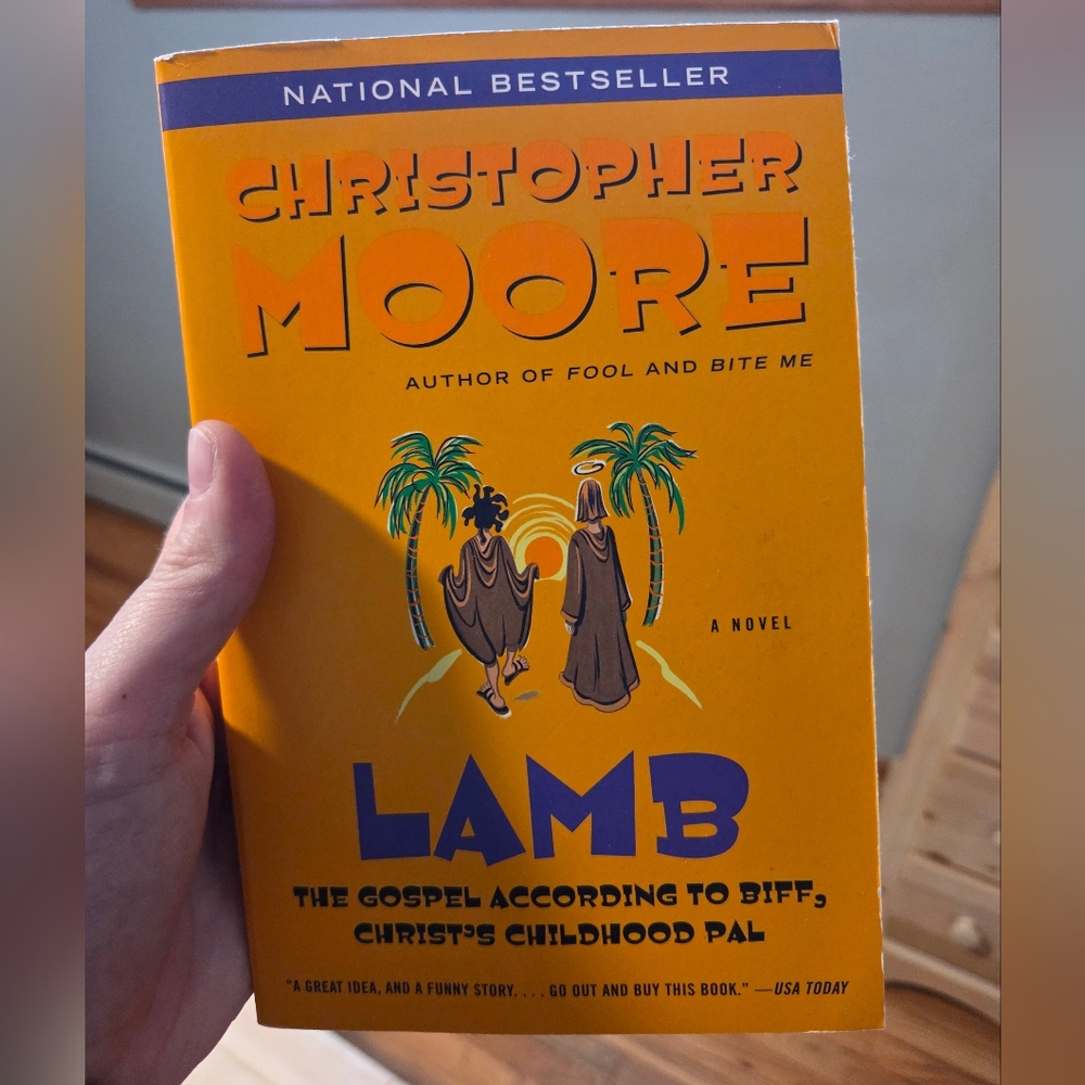 LAMB The Gospel According To Biff Paperback Novel - Orange Cover